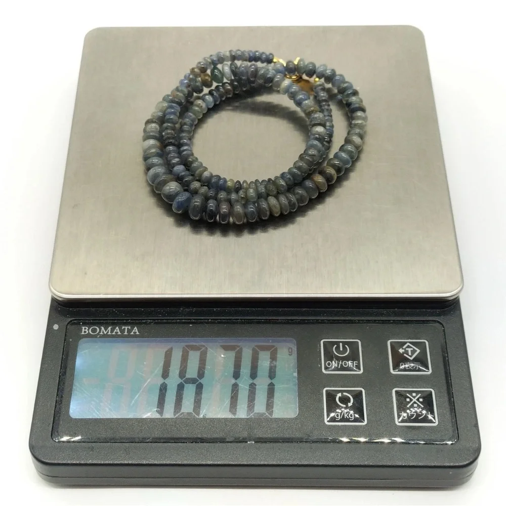 Sapphire with 18K Yellow Gold Necklace